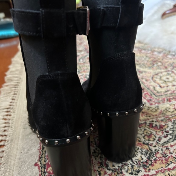 Rag & bone black suede ankle boots - Picture 6 of 8